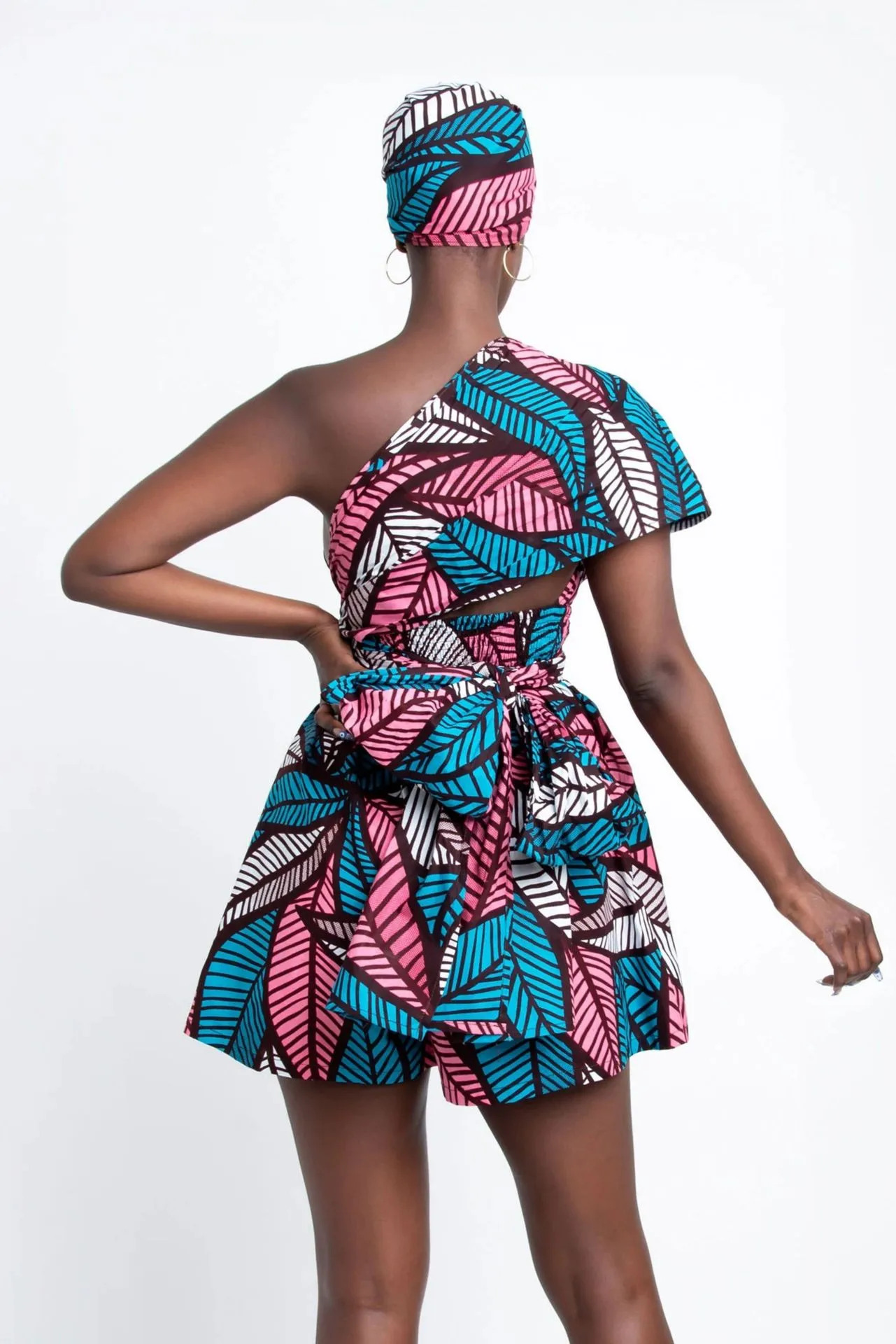 African Style Digital Printed DIY Multi-Wearing Siaman Shorts Indonesian Fashion Casual Loose Skirt Pants New Product display picture 7