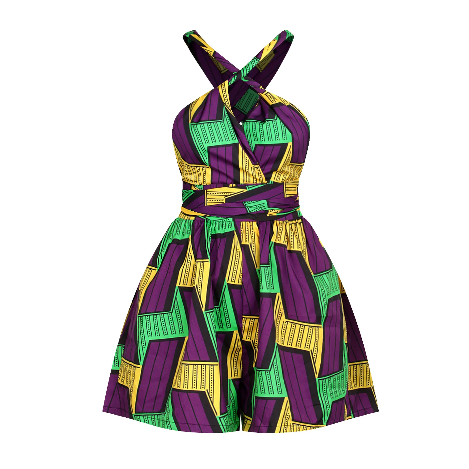 African Style Digital Printed DIY Multi-Wearing Siaman Shorts Indonesian Fashion Casual Loose Skirt Pants New Product display picture 9