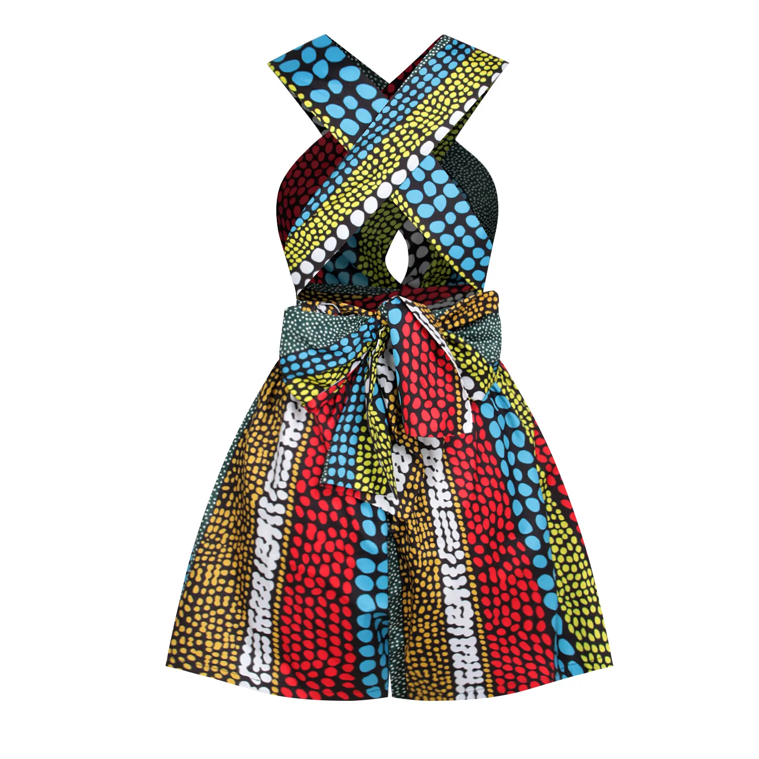 African Style Digital Printed DIY Multi-Wearing Siaman Shorts Indonesian Fashion Casual Loose Skirt Pants New Product display picture 13
