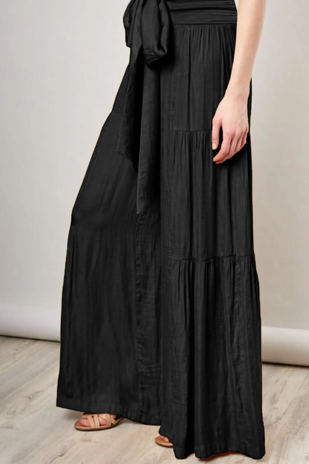 Factory Direct Sales Plain Fashion  Summer New Women's Clothing Fashion Casual Pleated Wide Leg Trousers Loose Pants display picture 12