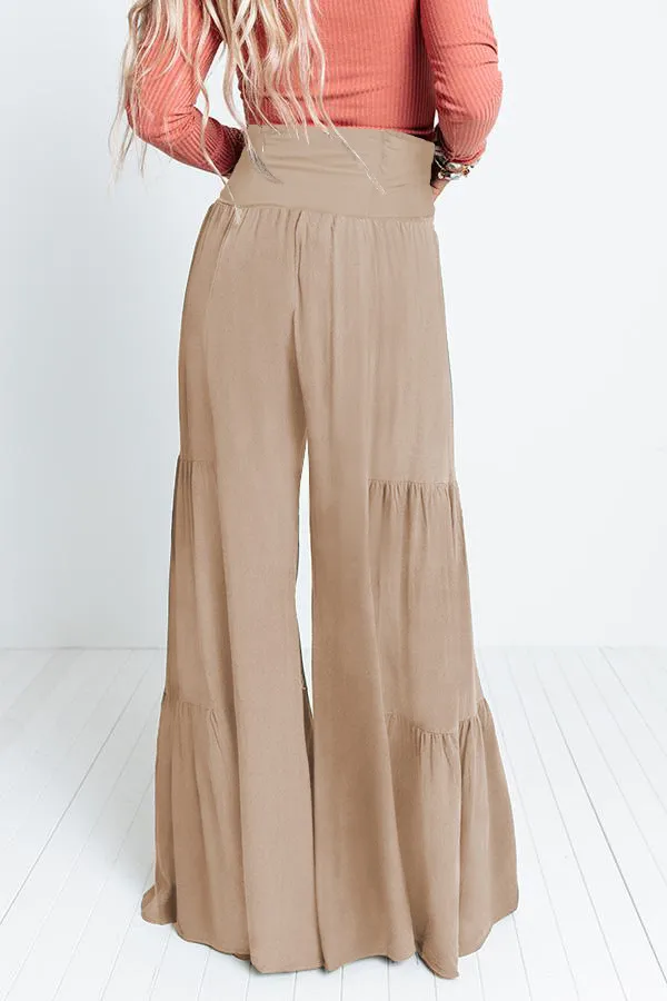 Factory Direct Sales Plain Fashion  Summer New Women's Clothing Fashion Casual Pleated Wide Leg Trousers Loose Pants display picture 23