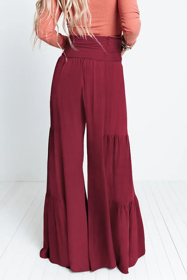 Factory Direct Sales Plain Fashion  Summer New Women's Clothing Fashion Casual Pleated Wide Leg Trousers Loose Pants display picture 29