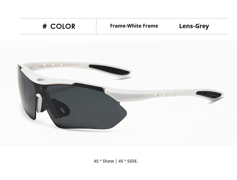 Outdoor Sports Sunglasses Trendy Sunglasses With Sunglasses Female Male Aviator Riding Glasses Wholesale 0089 display picture 17