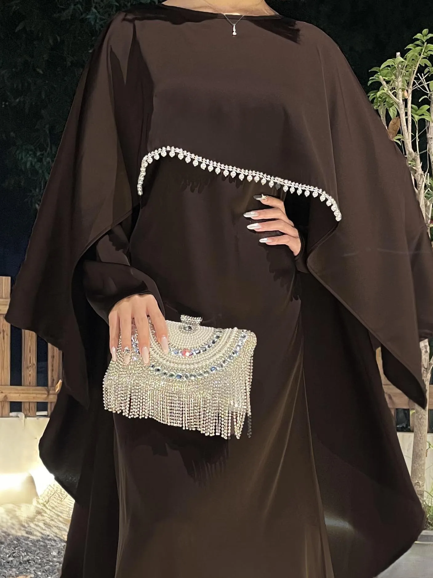 Trade Elegant Simple Women's Cloak Sadie Dress Robe Abaya display picture 6