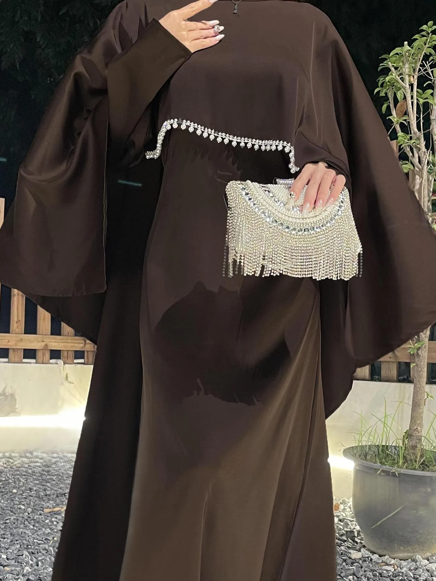Trade Elegant Simple Women's Cloak Sadie Dress Robe Abaya display picture 7