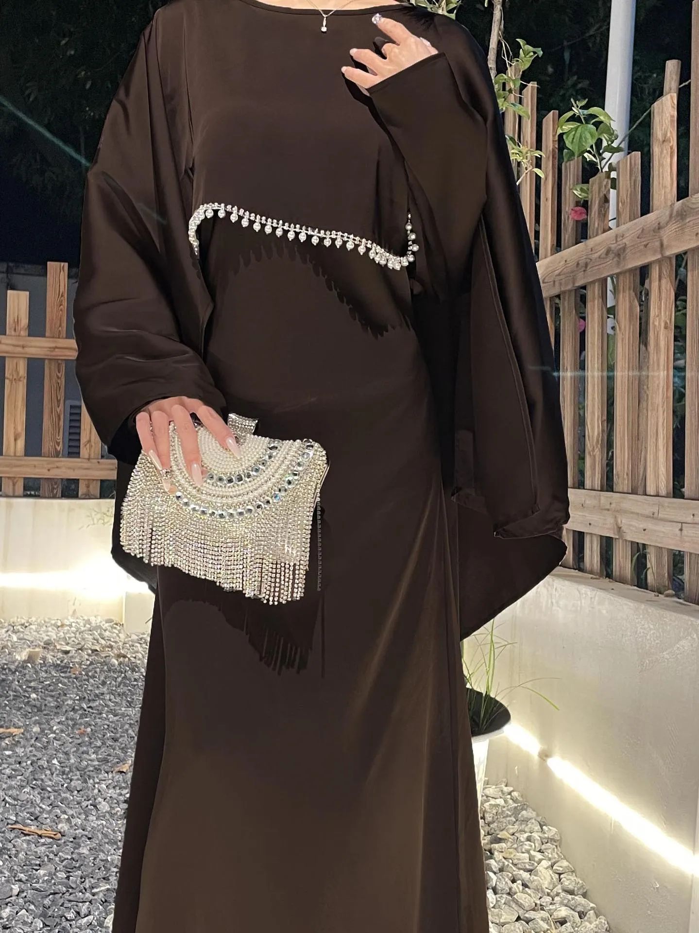 Trade Elegant Simple Women's Cloak Sadie Dress Robe Abaya display picture 8