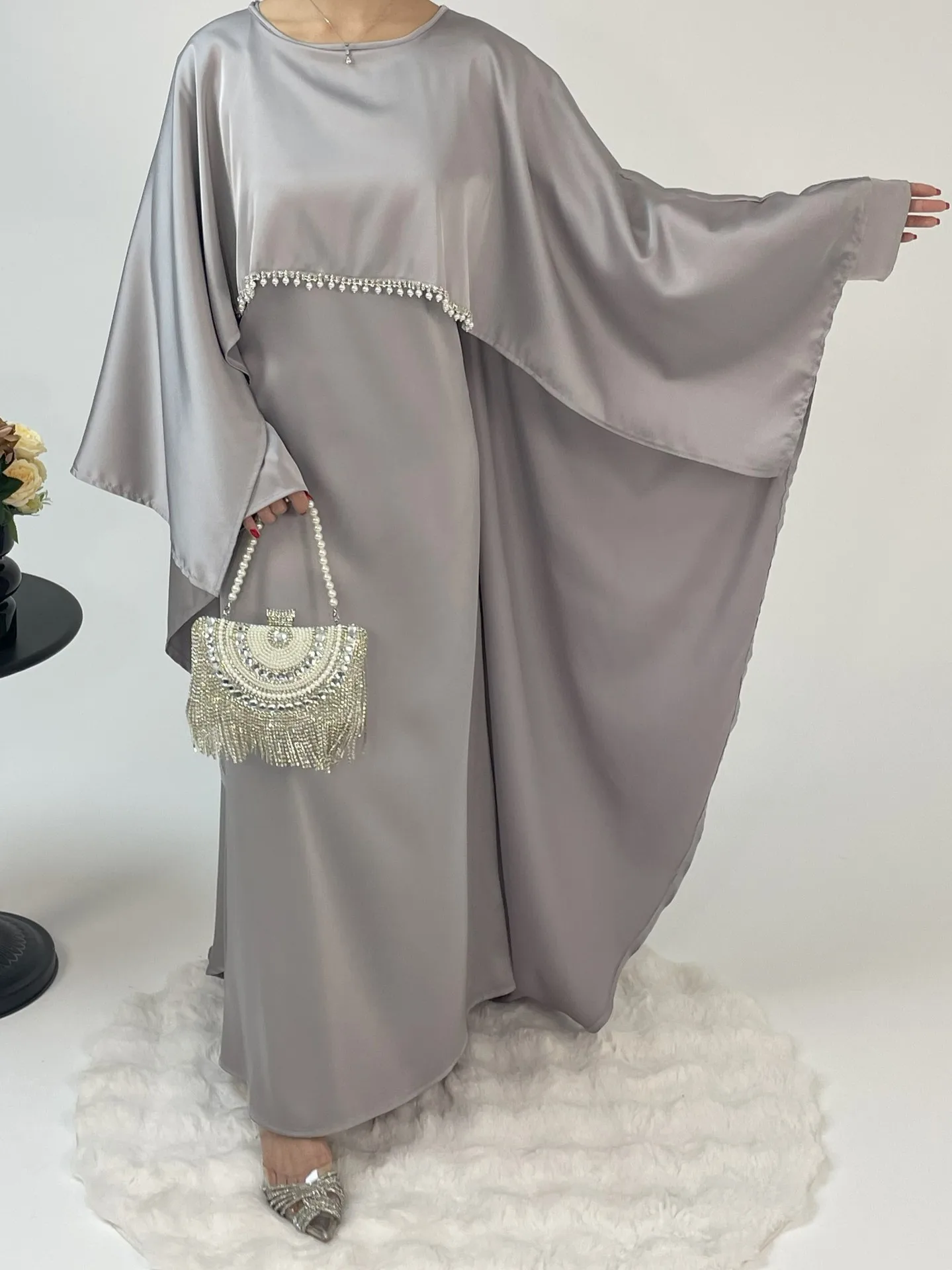 Trade Elegant Simple Women's Cloak Sadie Dress Robe Abaya display picture 11
