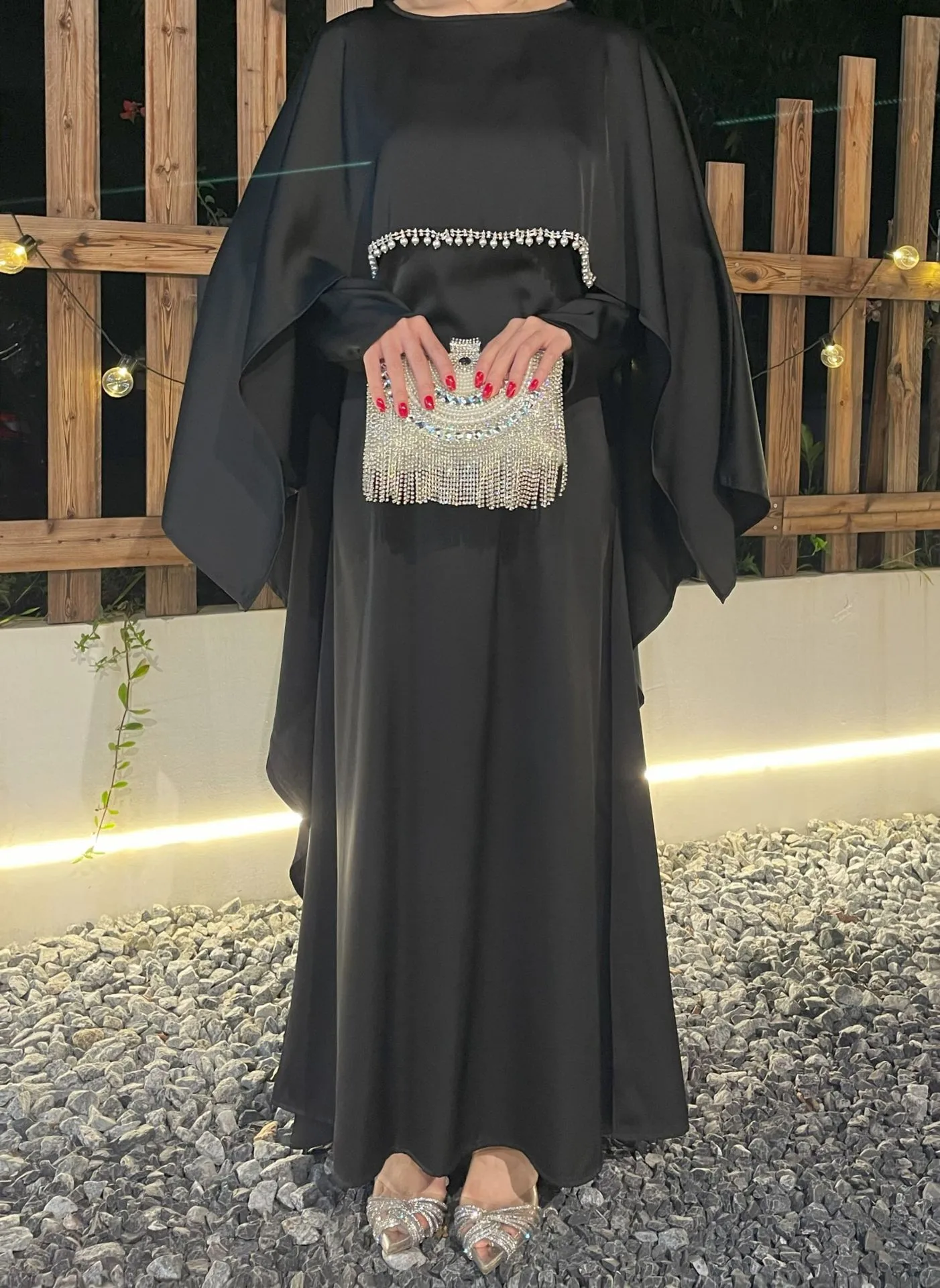 Trade Elegant Simple Women's Cloak Sadie Dress Robe Abaya display picture 12
