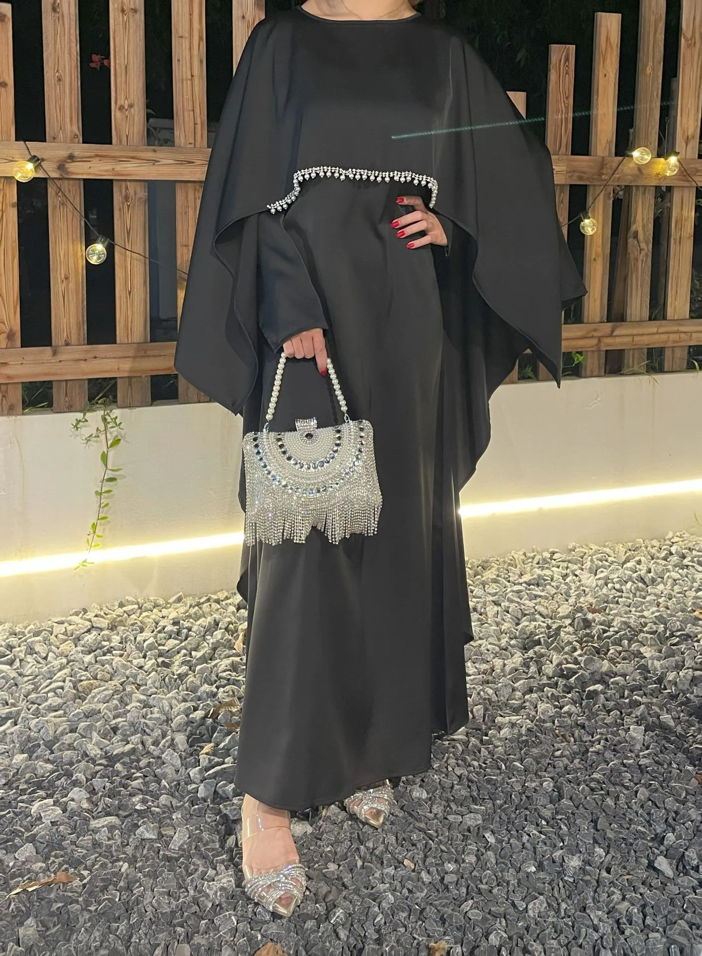 Trade Elegant Simple Women's Cloak Sadie Dress Robe Abaya display picture 13