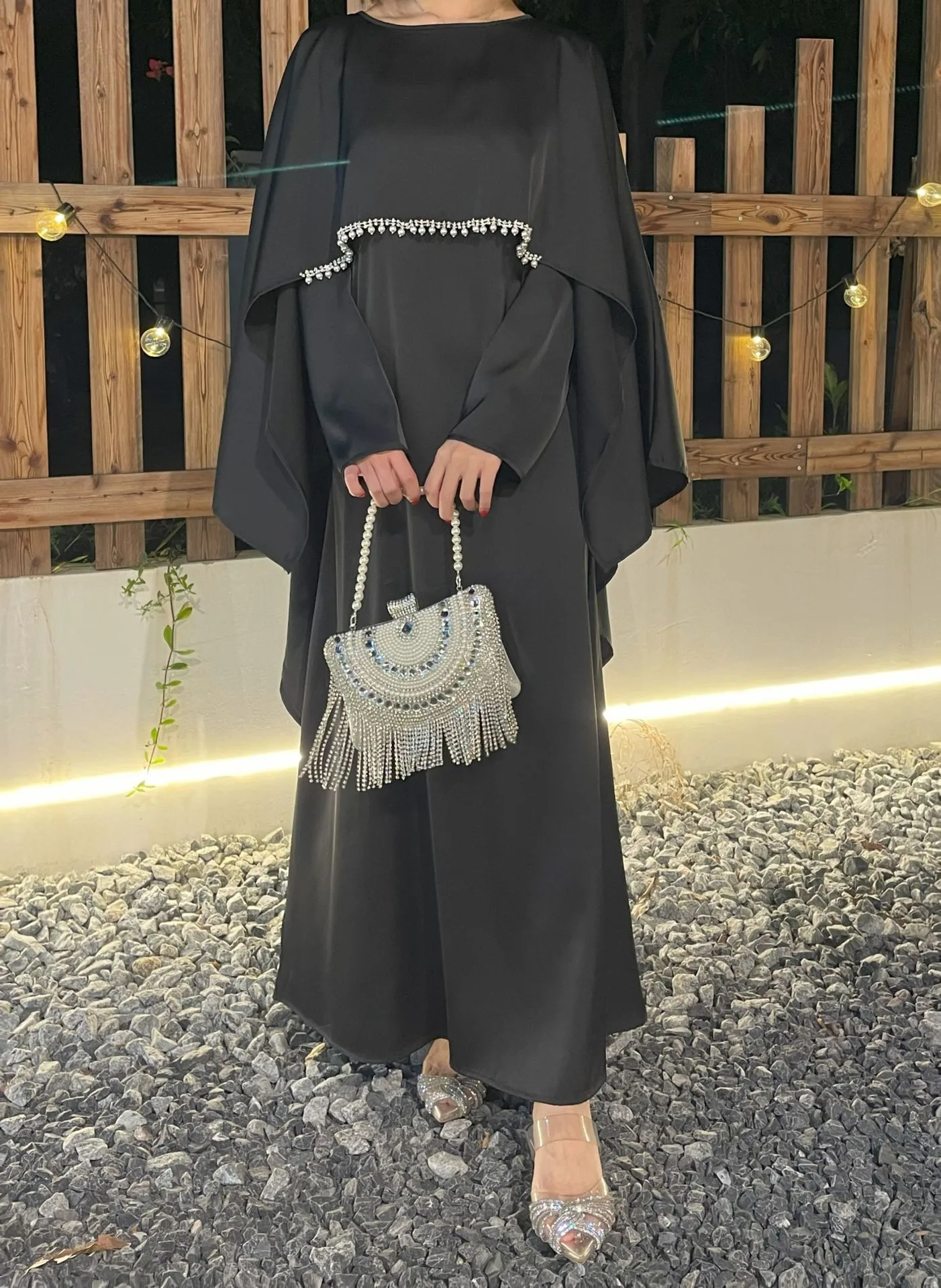 Trade Elegant Simple Women's Cloak Sadie Dress Robe Abaya display picture 14