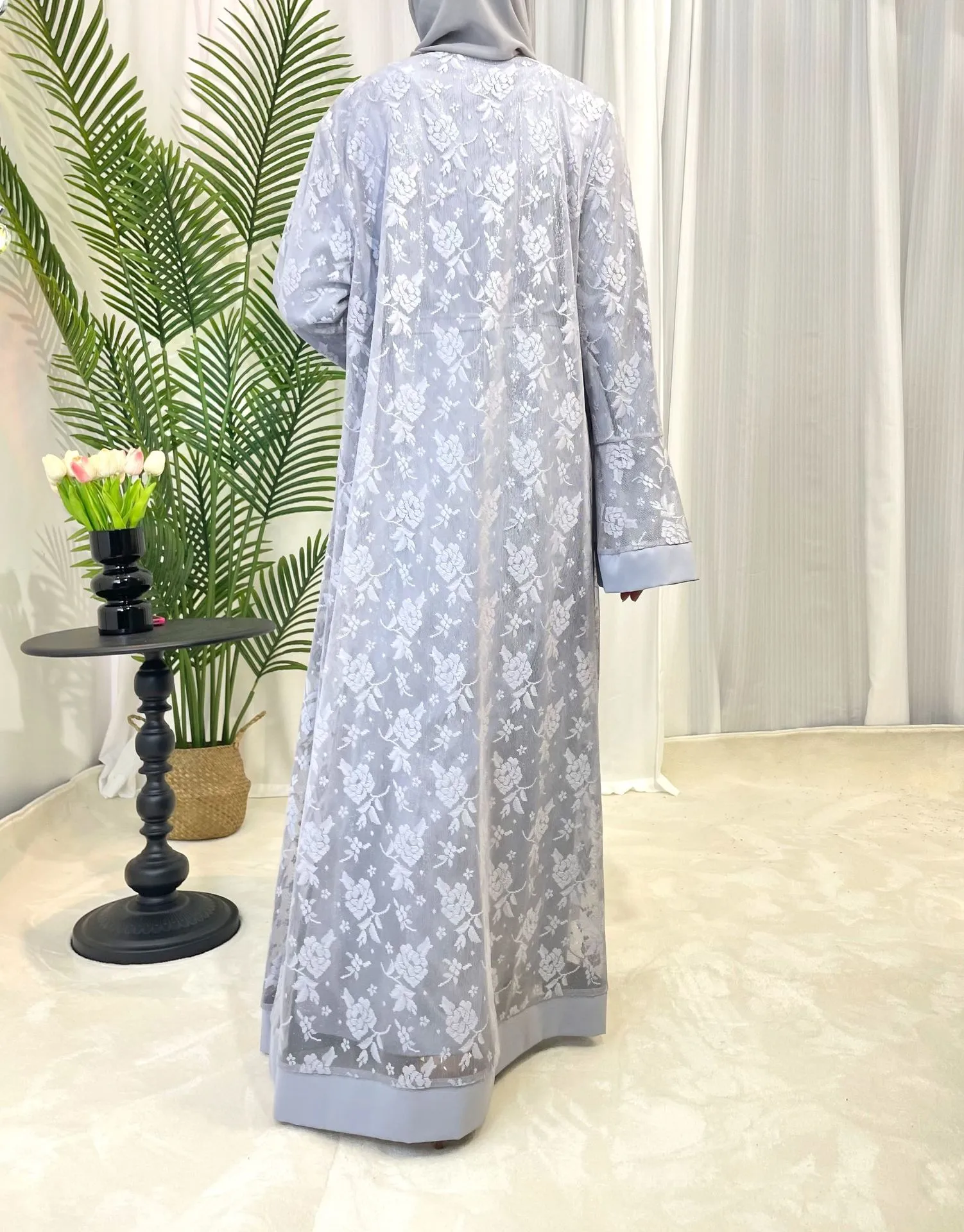 Muslim Fashion Women Islamic Traditional Dress Arab Dress Kaftan Abaya Robe display picture 3