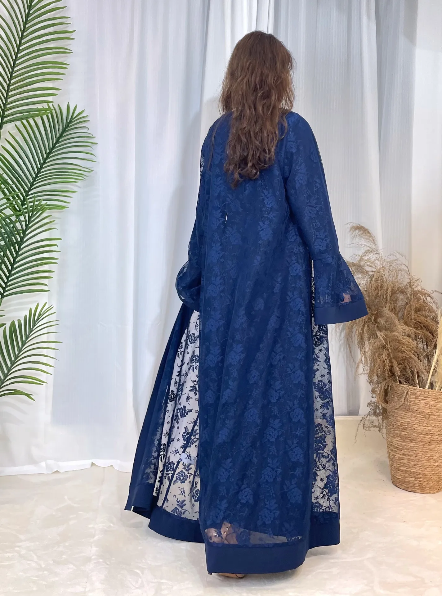 Muslim Fashion Women Islamic Traditional Dress Arab Dress Kaftan Abaya Robe display picture 7