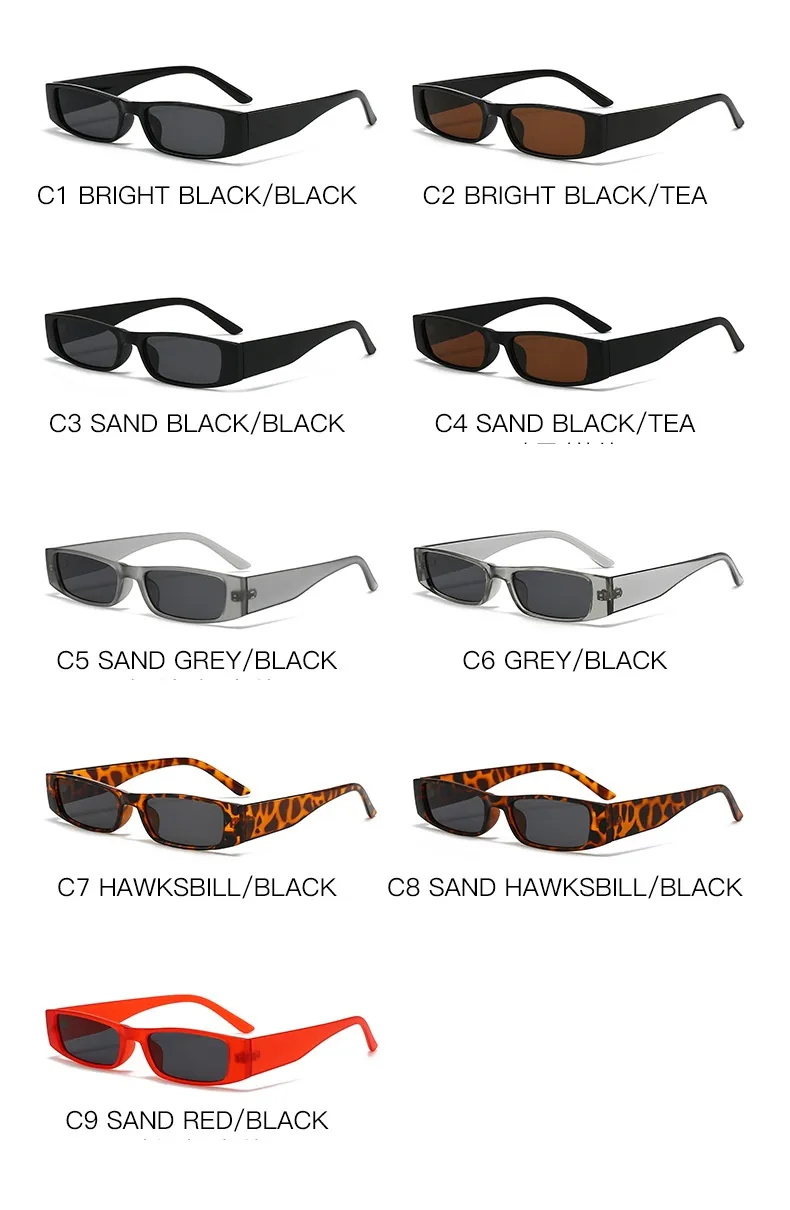 New Fashion Small Frame Sunglasses Internet Popular Classic Sunglasses Trendy Street Shooting Men's And Women's UV Protection Sunglasses display picture 3
