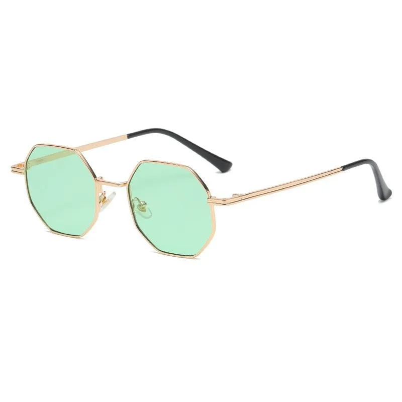 New Fashion Ladies Sunglasses Classic Retro Metal Multilateral Men's Sunglasses Sunglasses Factory Straight display picture 13
