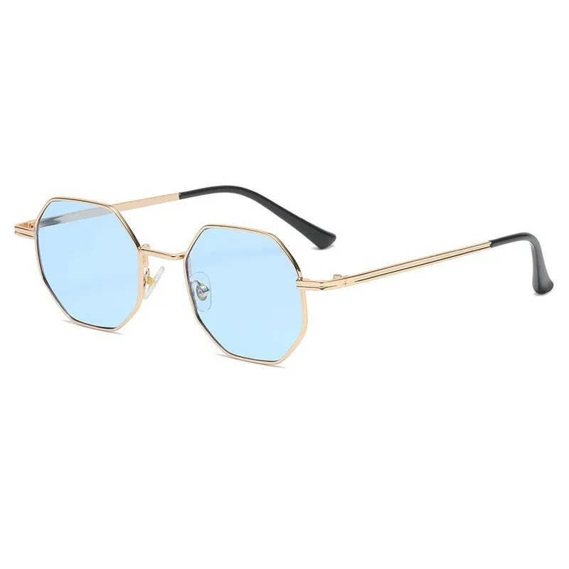 New Fashion Ladies Sunglasses Classic Retro Metal Multilateral Men's Sunglasses Sunglasses Factory Straight display picture 14