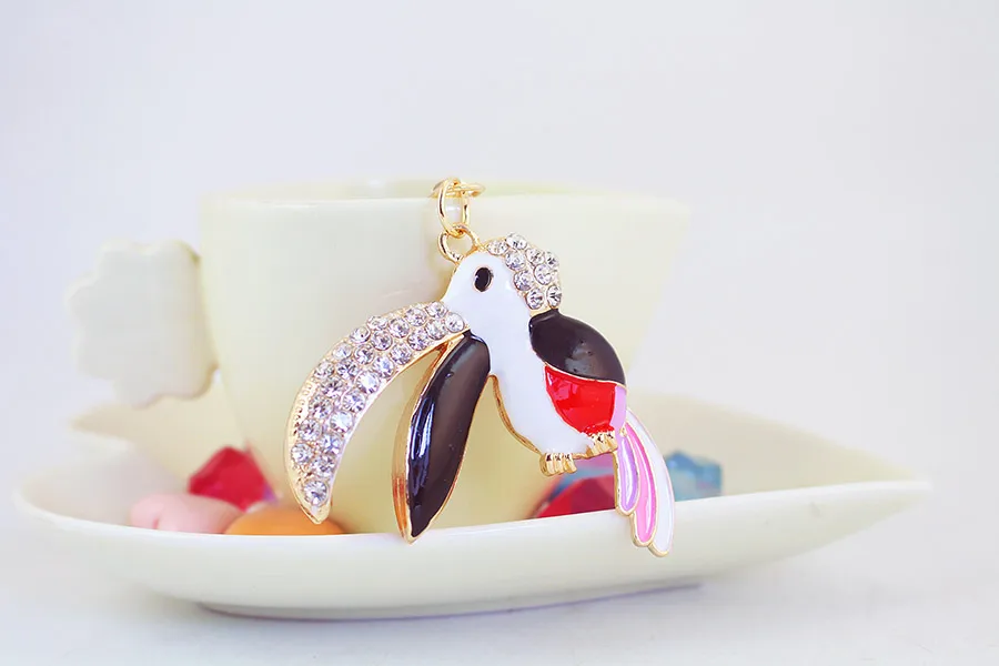 1 Piece Pastoral Parrot Alloy Unisex Keychain display picture 6