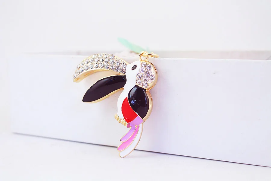 1 Piece Pastoral Parrot Alloy Unisex Keychain display picture 5