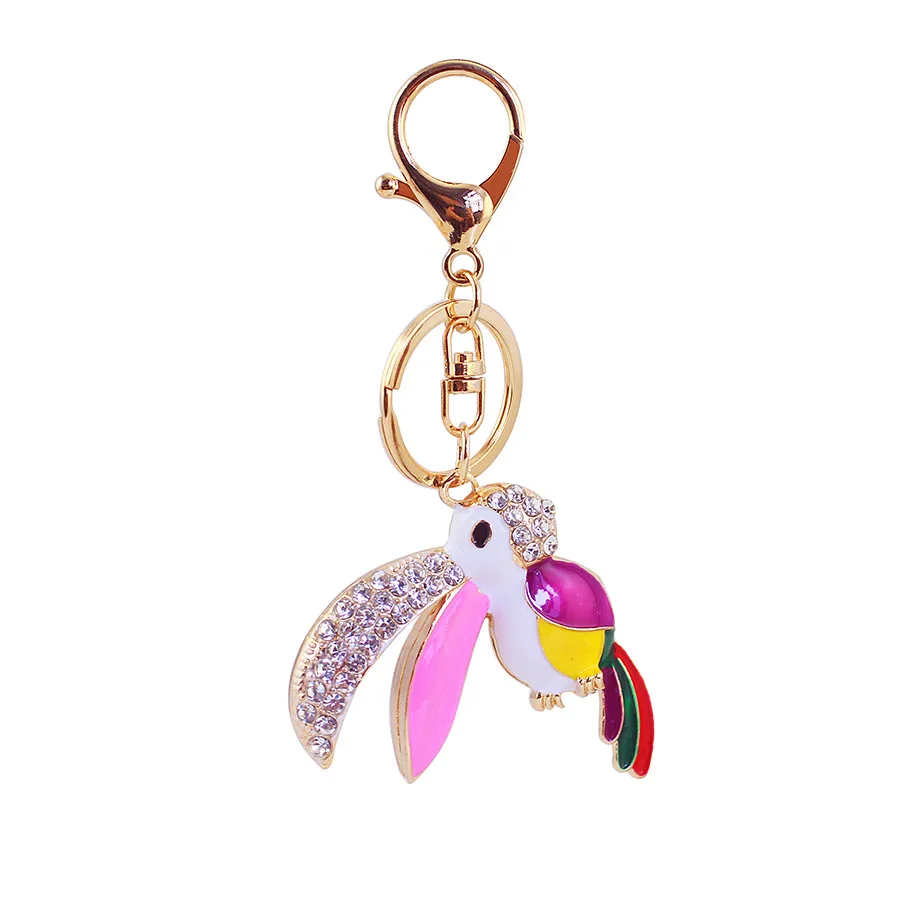 1 Piece Pastoral Parrot Alloy Unisex Keychain display picture 9