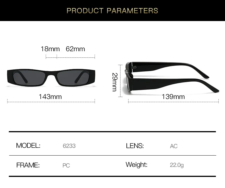 New Fashion Small Frame Sunglasses Internet Popular Classic Sunglasses Trendy Street Shooting Men's And Women's UV Protection Sunglasses display picture 2