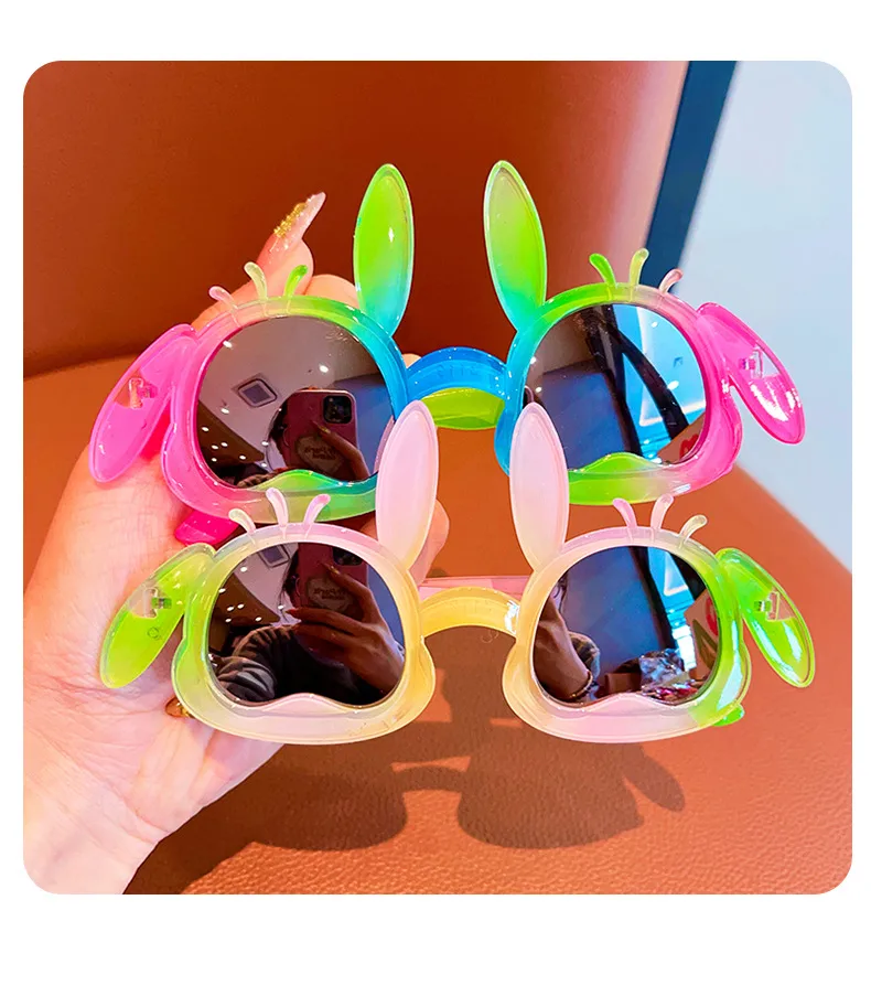 Children's Sunglasses Cute Colorful Sunglasses Baby Fashion Personality Trendy Cartoon Toys Sunglasses display picture 4