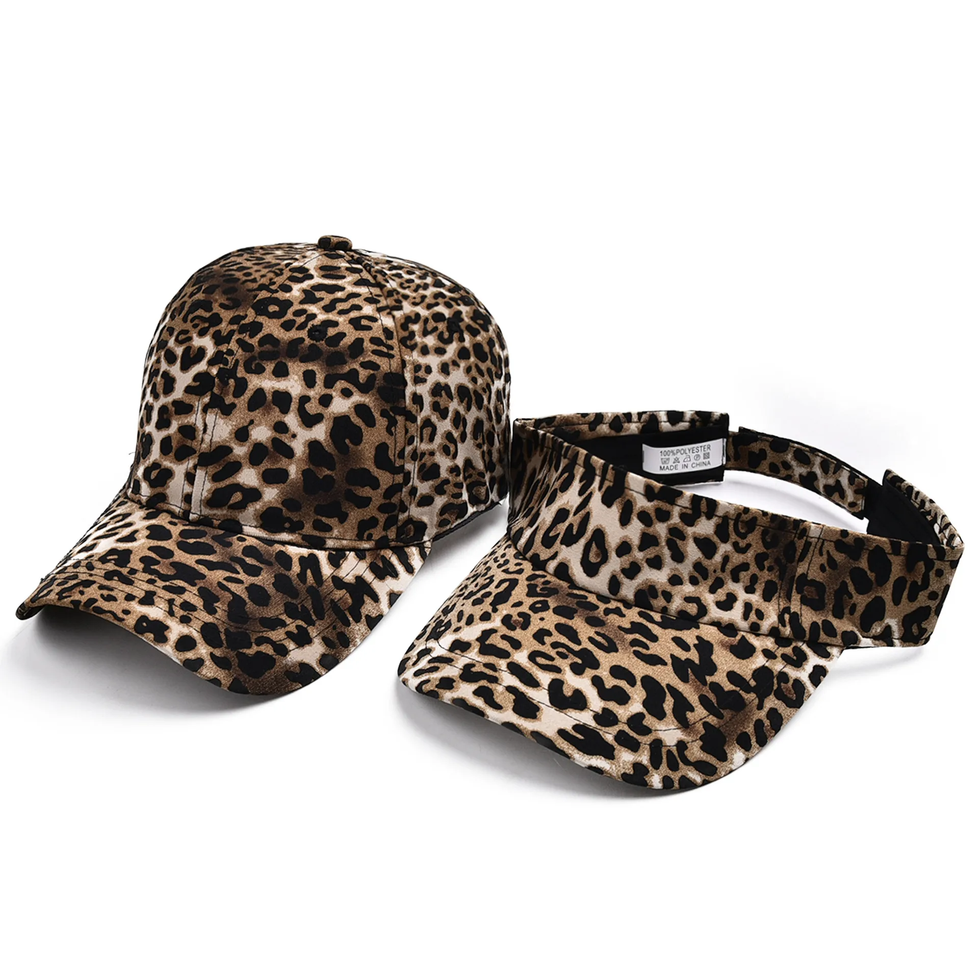 Women's Streetwear Leopard Curved Eaves Baseball Cap display picture 2