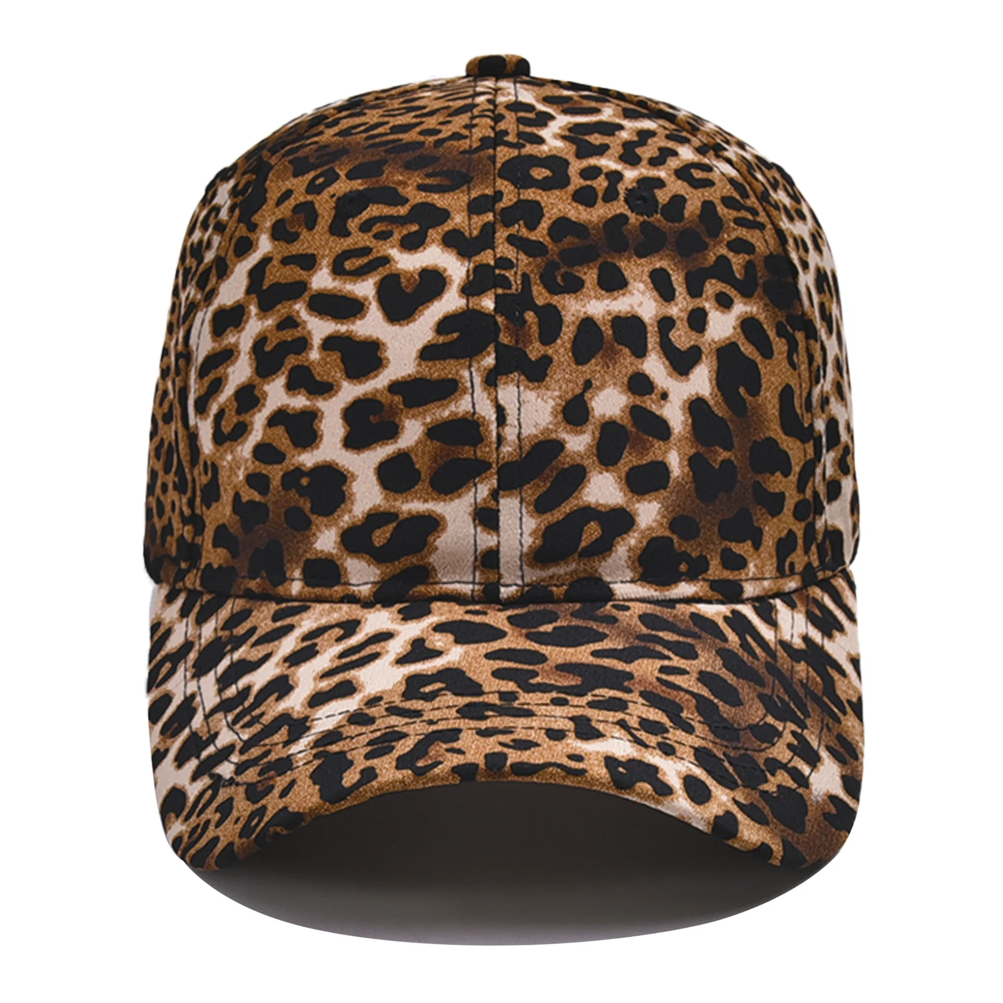 Women's Streetwear Leopard Curved Eaves Baseball Cap display picture 7