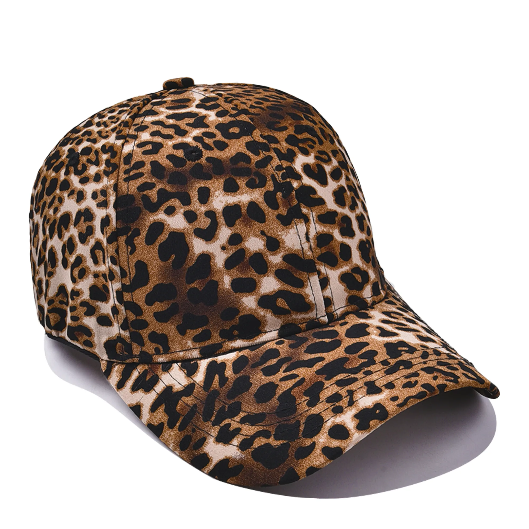 Women's Streetwear Leopard Curved Eaves Baseball Cap display picture 8