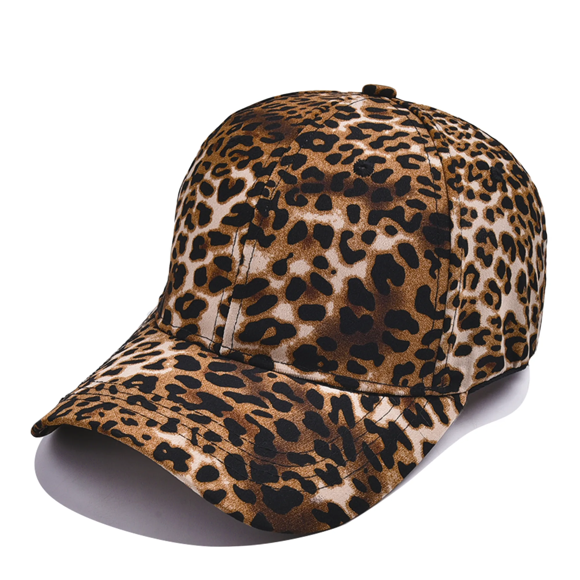 Women's Streetwear Leopard Curved Eaves Baseball Cap display picture 9