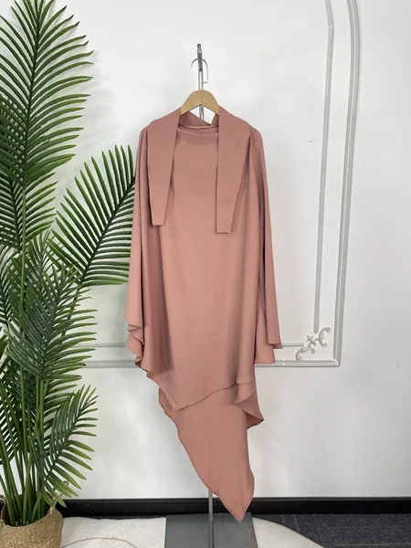 Solid Color Middle East Dubai Turkey Solid Color Single Layer Double Layer Three Layer Scarf display picture 12