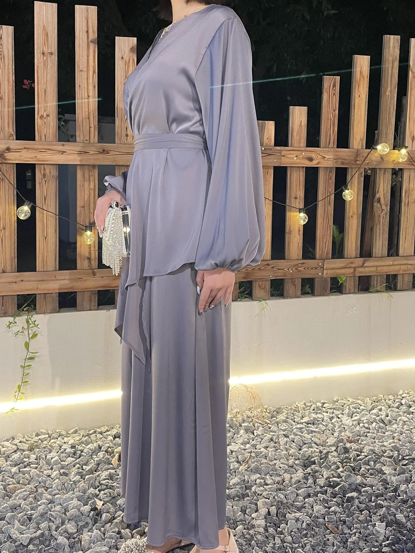 Foreign Trade Women's Clothing Muslim Clothing Abaya New Robe Dress Long Dress display picture 4