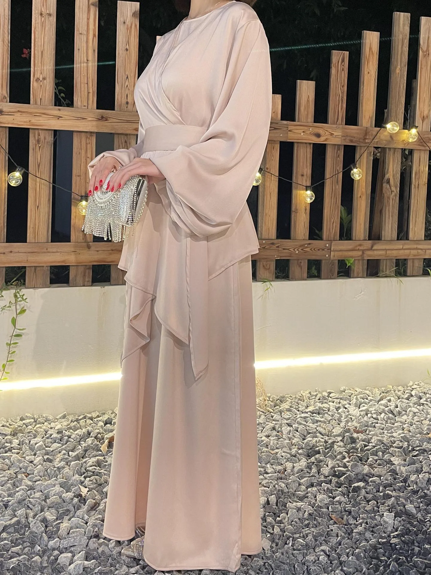 Foreign Trade Women's Clothing Muslim Clothing Abaya New Robe Dress Long Dress display picture 9