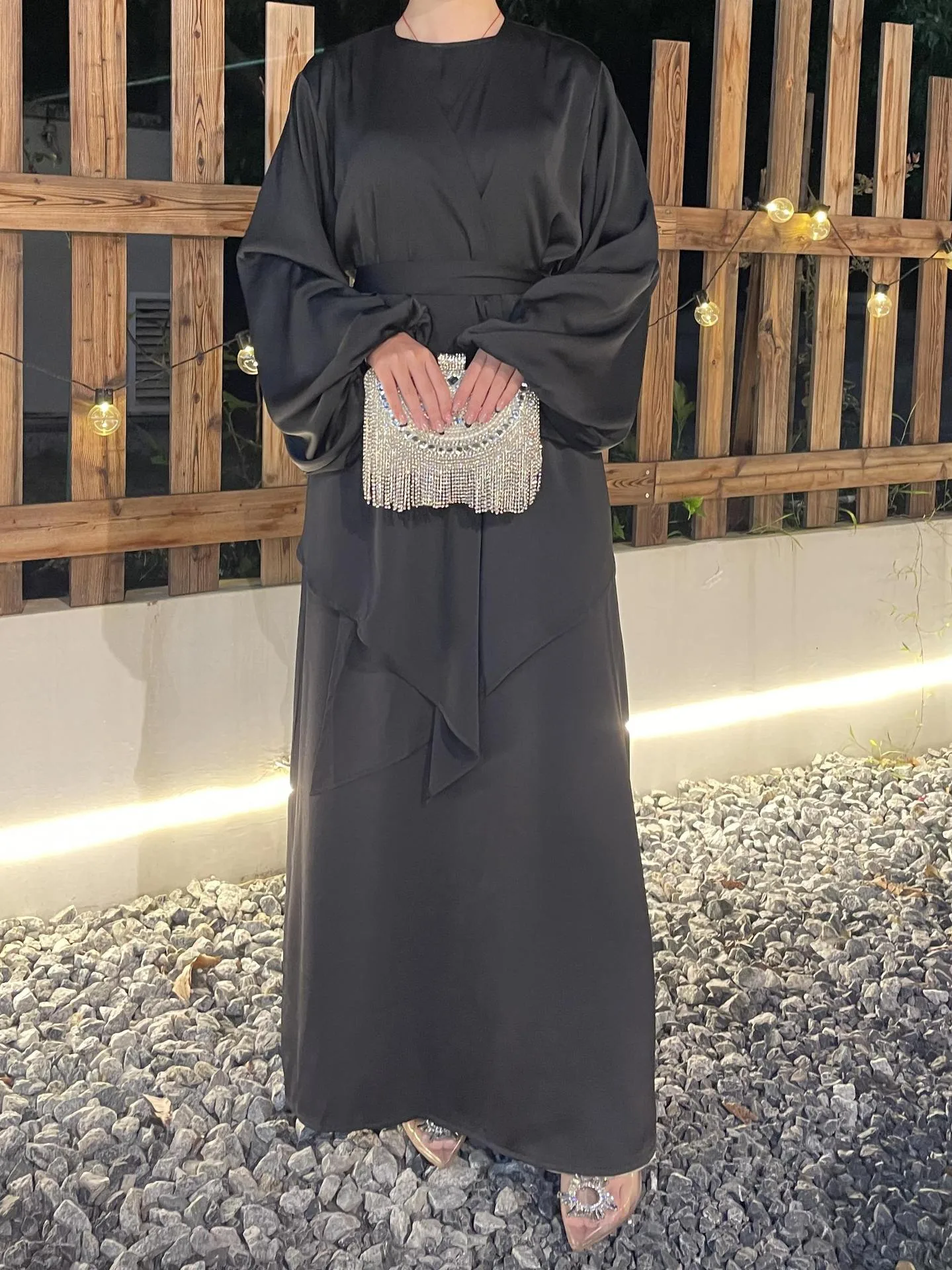 Foreign Trade Women's Clothing Muslim Clothing Abaya New Robe Dress Long Dress display picture 10