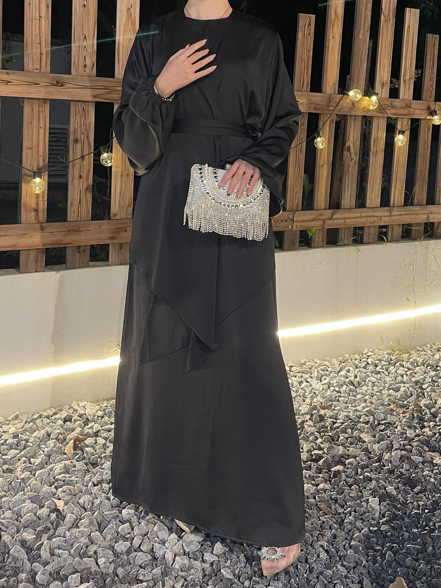 Foreign Trade Women's Clothing Muslim Clothing Abaya New Robe Dress Long Dress display picture 11