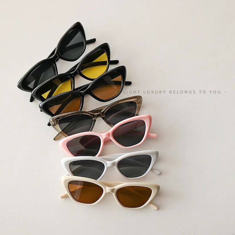 Children's New Sunglasses Simple Frame Color Men And Women Treasure Han Feng Ins Round Frame Sunglasses Clear Travel Style display picture 1