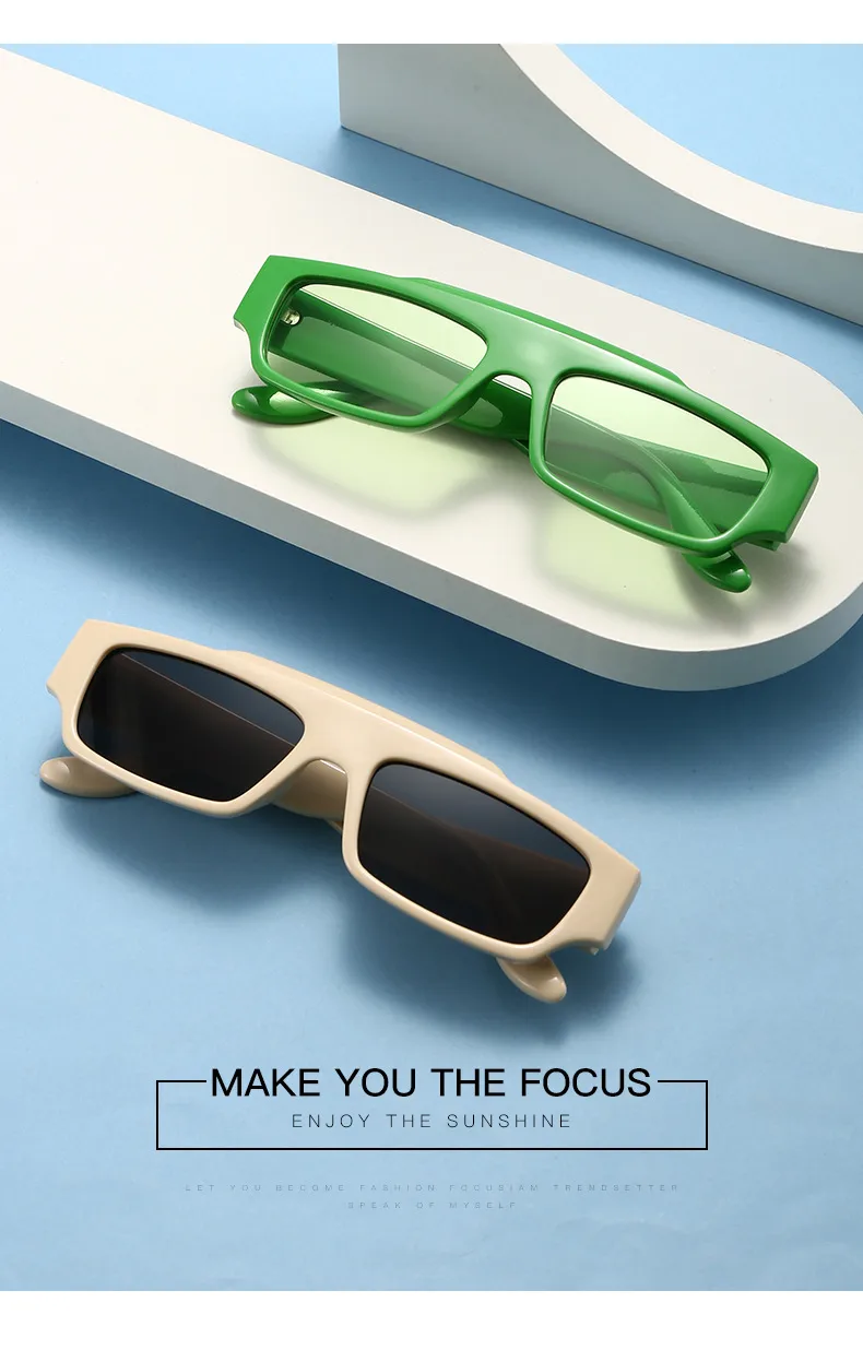 New  Small Frame Fashion Sunglasses Trendy Street Shot Net Red Sunglasses Men And Women  INS Wind Sunglasses display picture 3