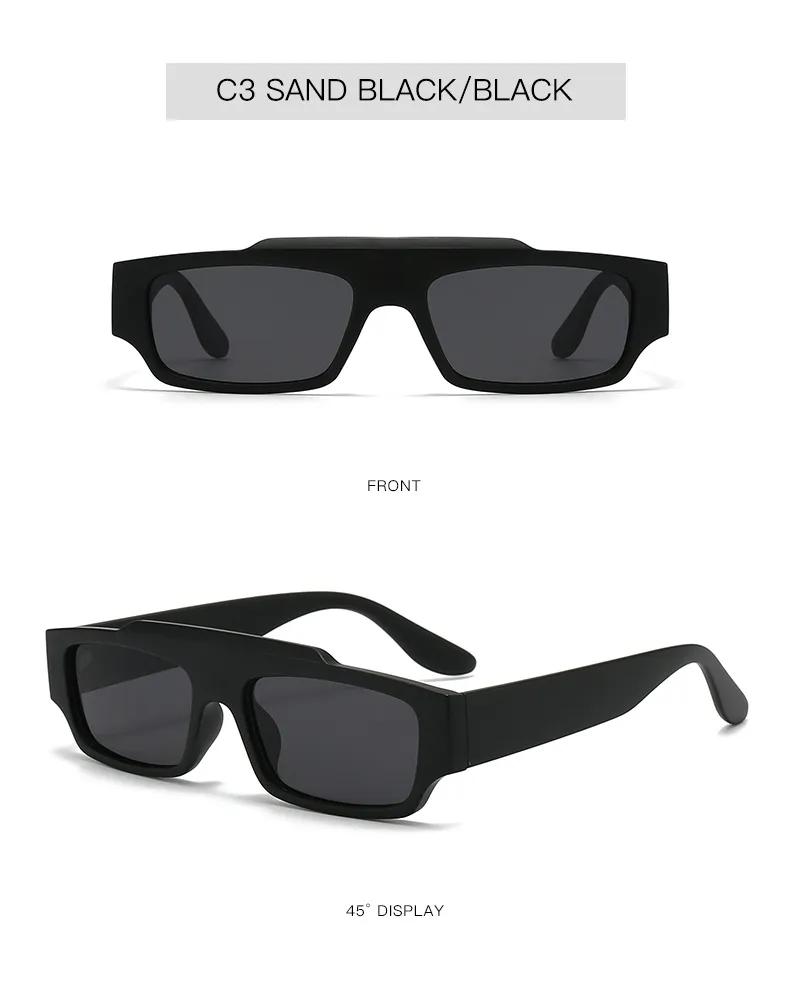 New  Small Frame Fashion Sunglasses Trendy Street Shot Net Red Sunglasses Men And Women  INS Wind Sunglasses display picture 7