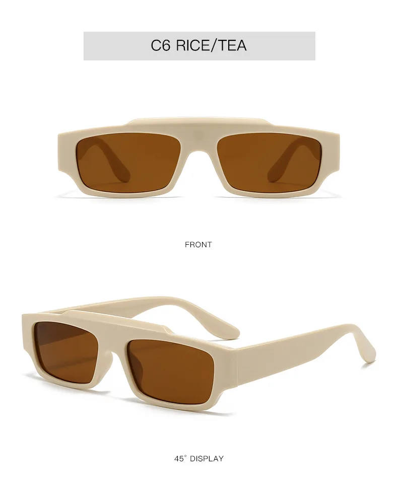 New  Small Frame Fashion Sunglasses Trendy Street Shot Net Red Sunglasses Men And Women  INS Wind Sunglasses display picture 10