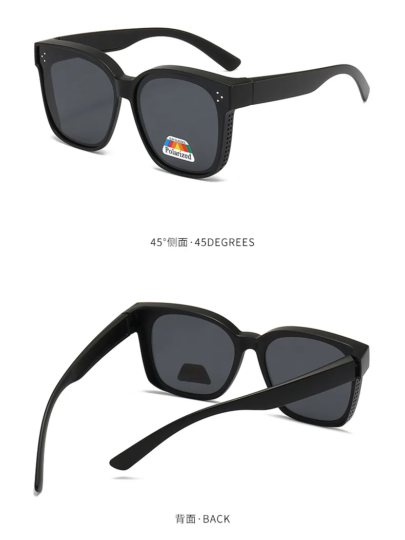 Glasses Myopia Sunglasses Men's UV-resistant Polarized Sunglasses Women's Driving One-way Dual-purpose Sunglasses display picture 4