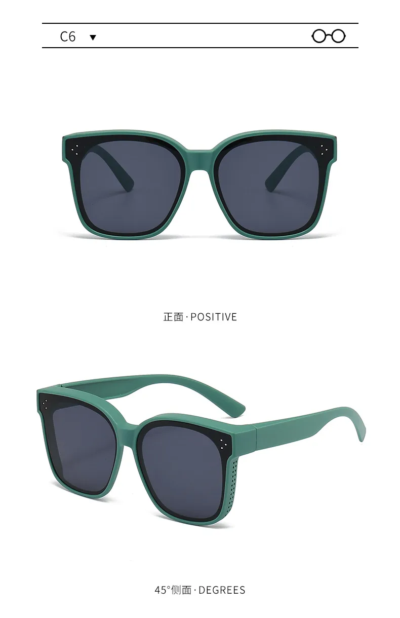 Glasses Myopia Sunglasses Men's UV-resistant Polarized Sunglasses Women's Driving One-way Dual-purpose Sunglasses display picture 9