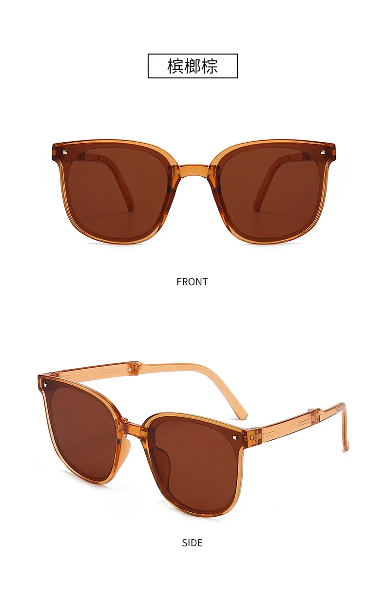 New Folding Sunglasses Women's High Sense Live Little Red Book Explosions Sunglasses Anti-UV Folding Sunglasses display picture 4