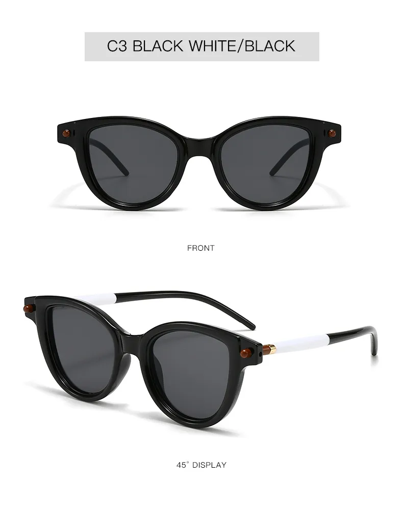 New   Flat Glasses Frame Men's And Women's Cat's Eye Personalized Retro Glasses Frame Trendy Ins Anti-blue Light Flat Glasses display picture 8