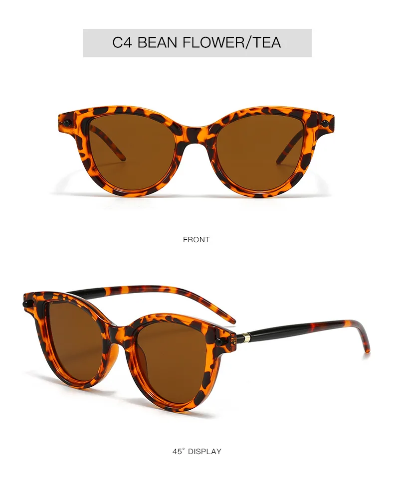 New   Flat Glasses Frame Men's And Women's Cat's Eye Personalized Retro Glasses Frame Trendy Ins Anti-blue Light Flat Glasses display picture 9