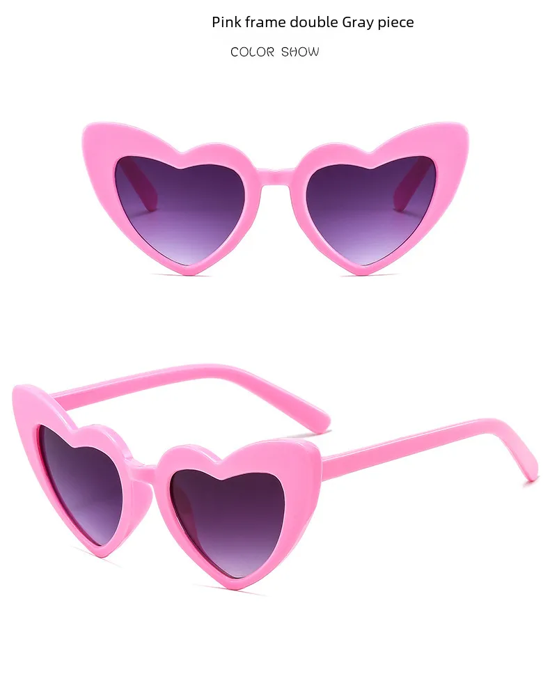 Manufacturers In Stock Children's Sunglasses Boys And Girls Love UV Protection Sunglasses Baby Sunshade Goggles display picture 7