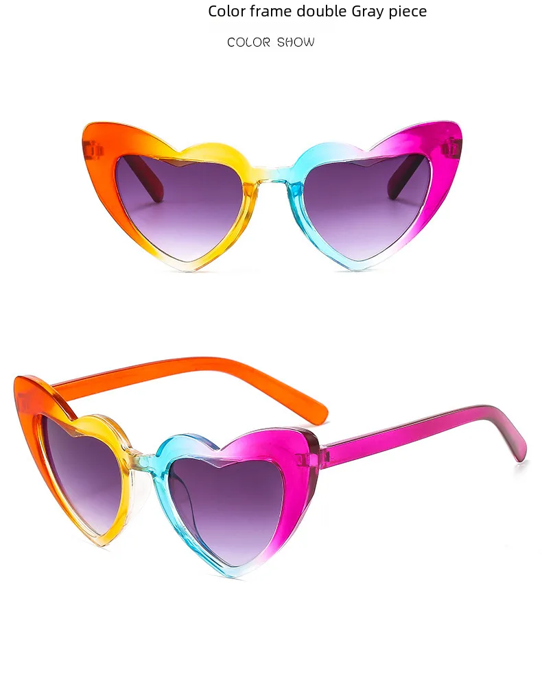 Manufacturers In Stock Children's Sunglasses Boys And Girls Love UV Protection Sunglasses Baby Sunshade Goggles display picture 11