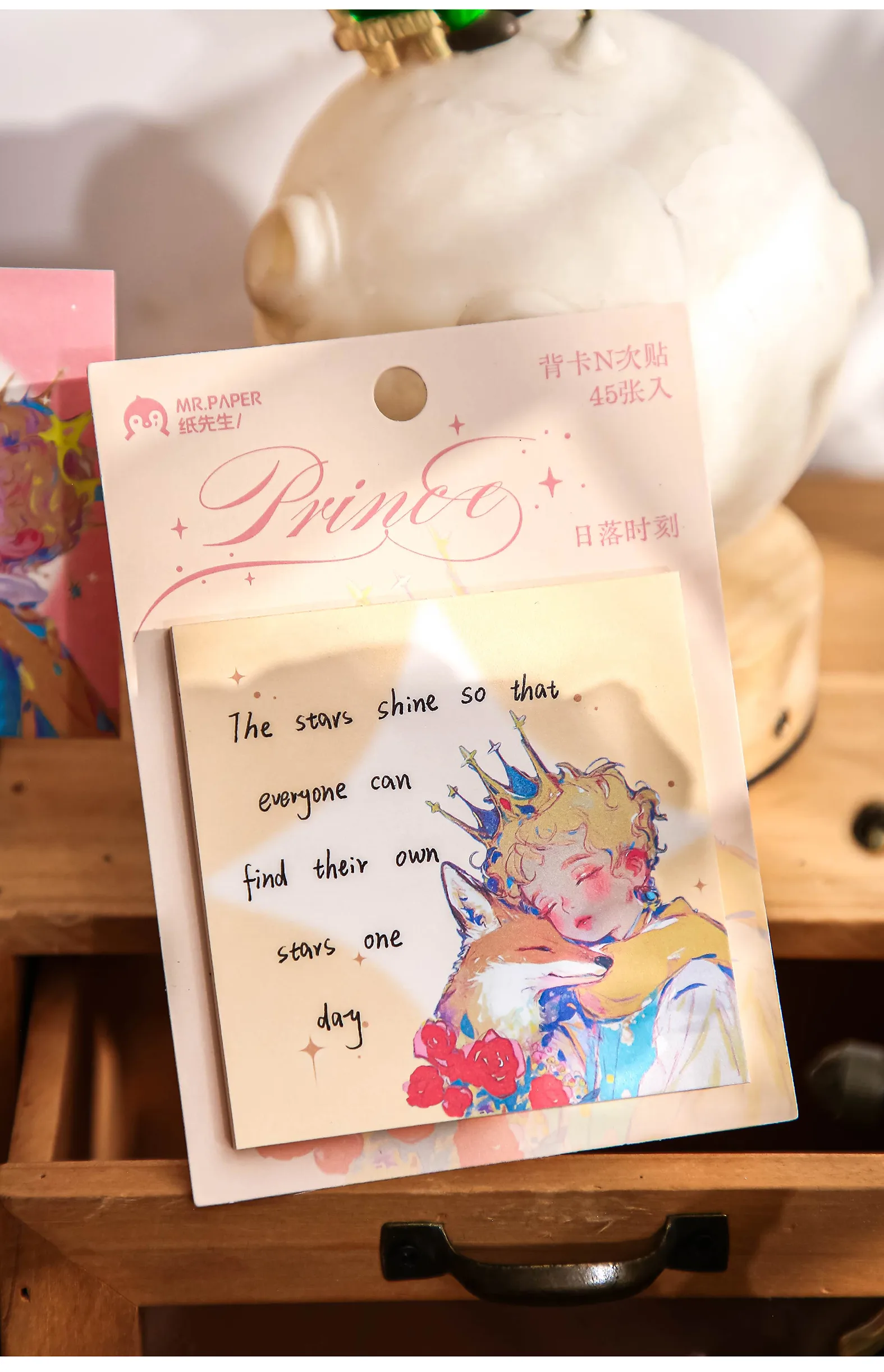 1 Piece Portrait Cartoon Oil Painting Class Learning School Paper Cartoon Style Cute Retro Sticky Note display picture 14