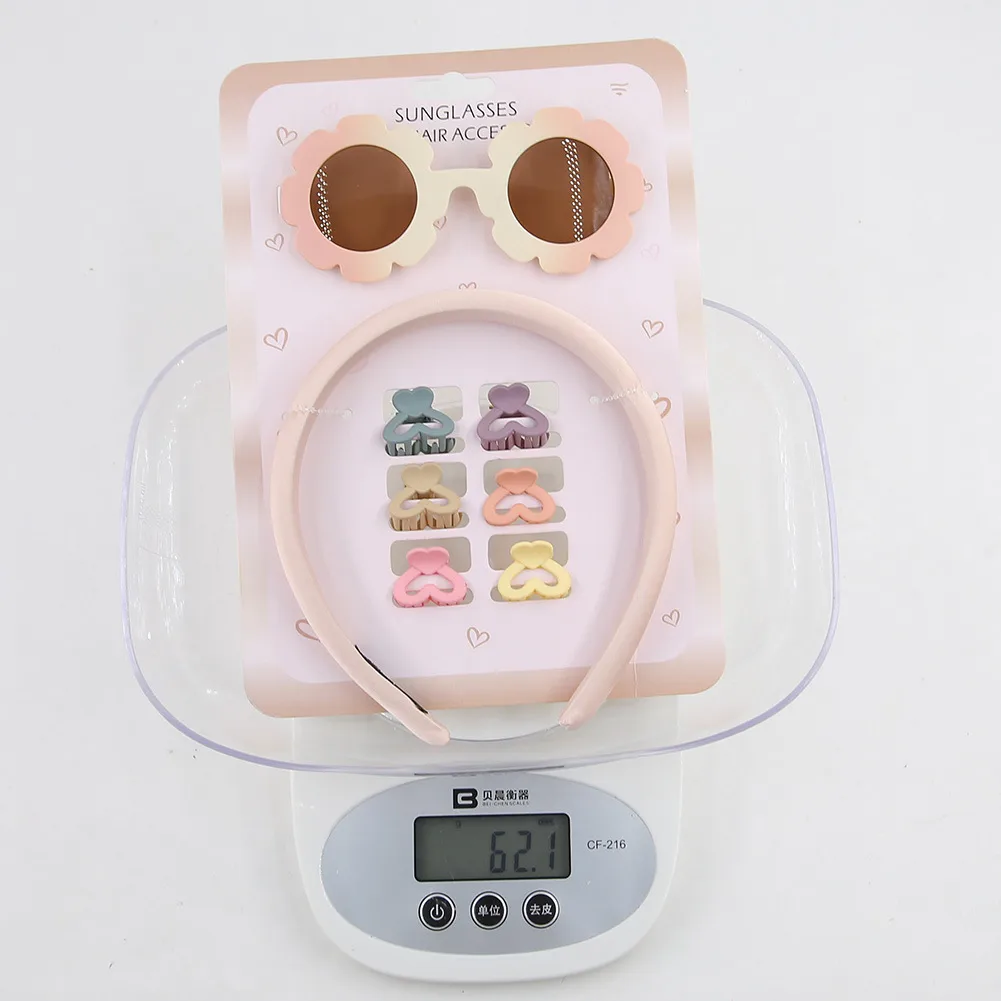 Children's Color Sunglasses Hairpin Suit   Children Sunshade Glasses Hairpin Suit Manufacturers Wholesale display picture 10