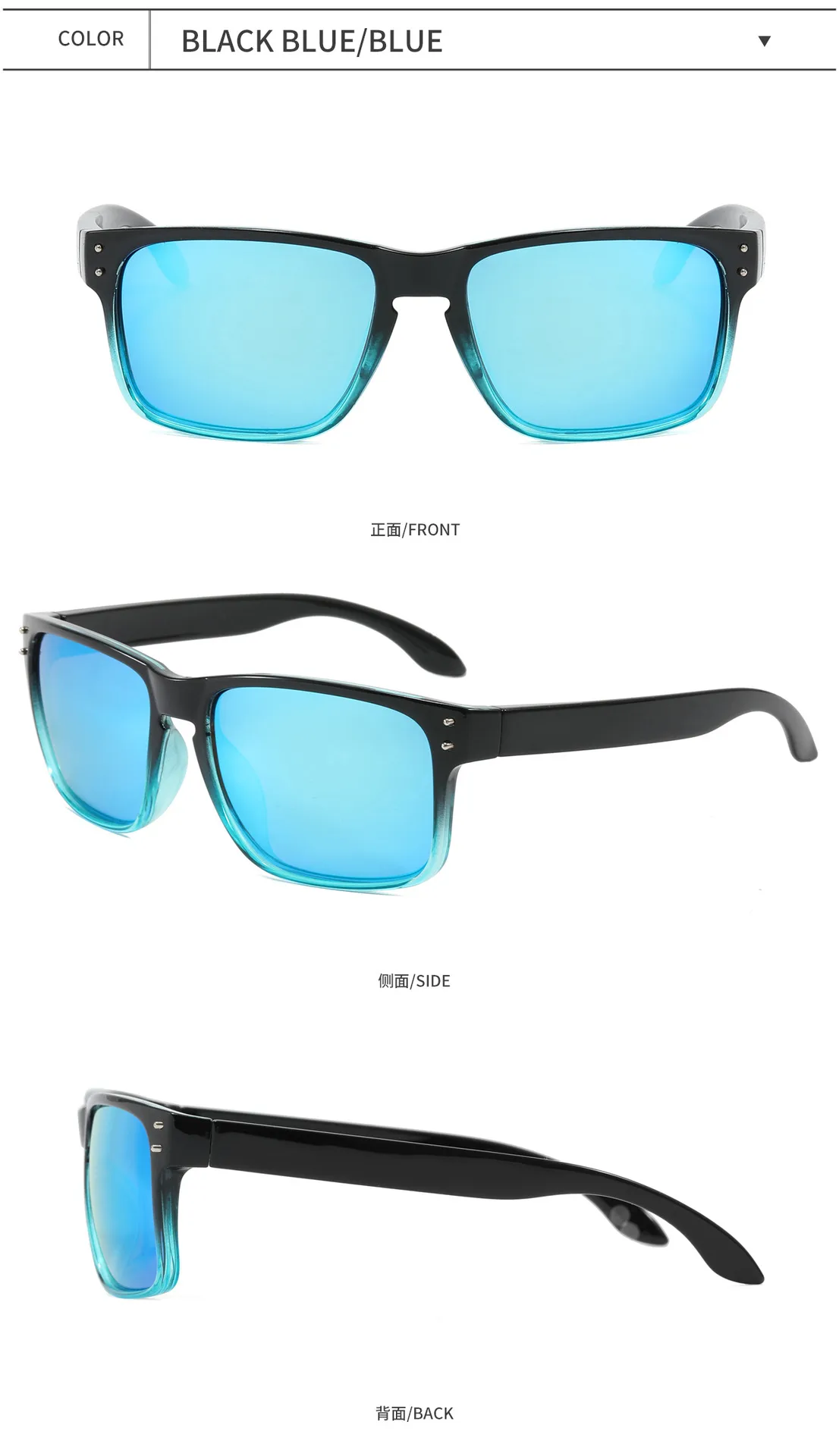 Explosions Outdoor Fishing Riding Glasses Colorful Colorful Polarized Sunglasses  Men's Sunglasses display picture 8