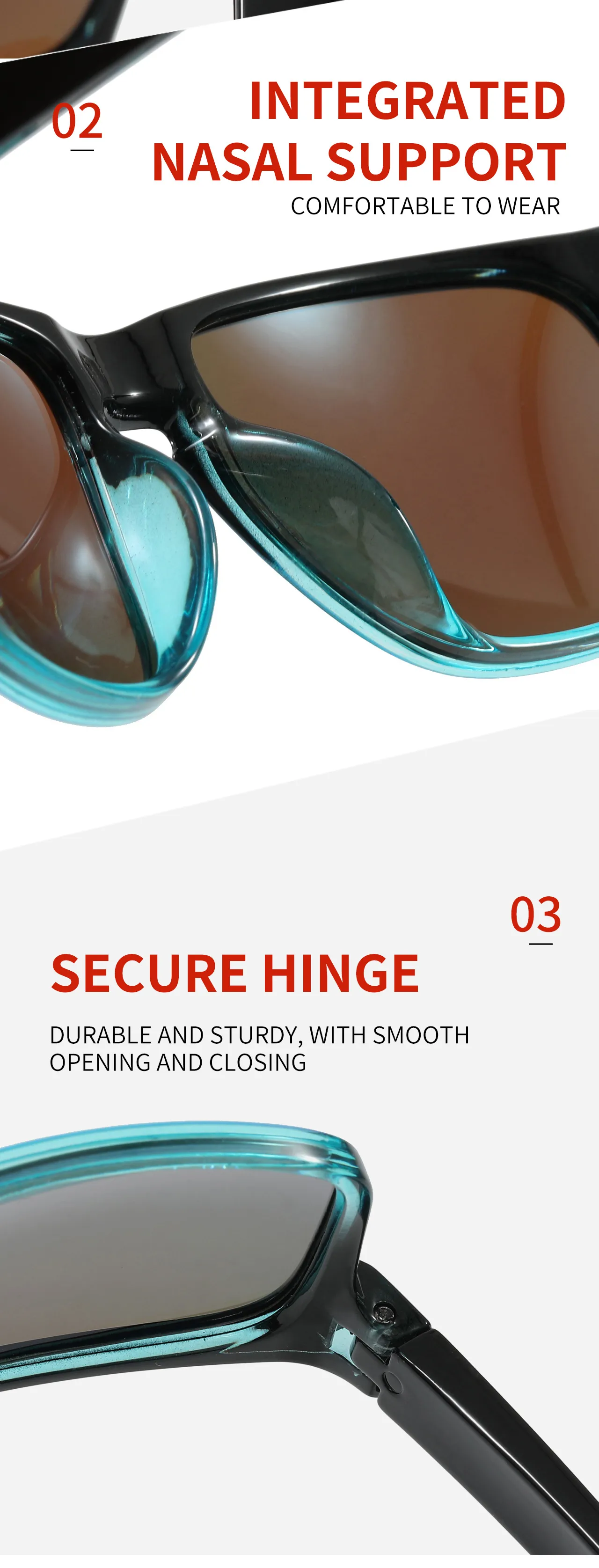 Explosions Outdoor Fishing Riding Glasses Colorful Colorful Polarized Sunglasses  Men's Sunglasses display picture 18