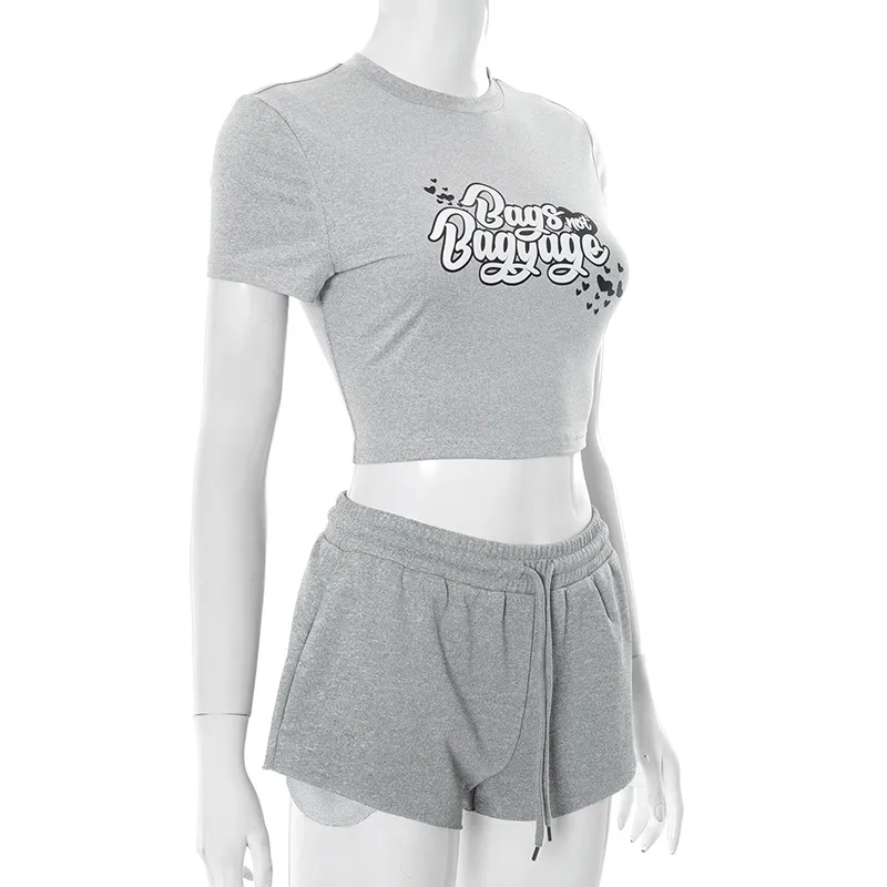 Daily Sports Women's Classic Style Streetwear Solid Color Spandex Polyester Shorts Co-ord Set Shorts Sets display picture 11