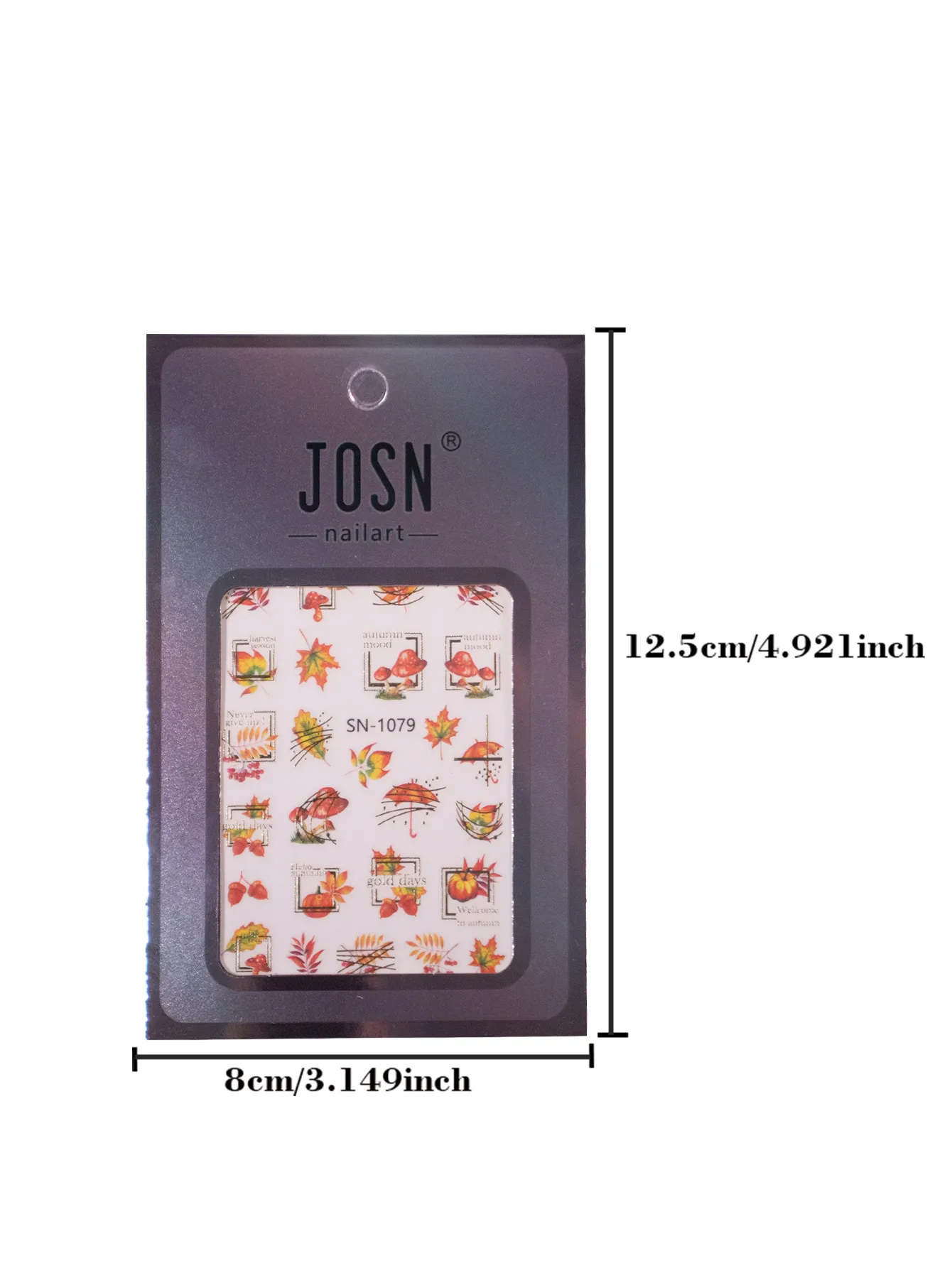 Cartoon Style Retro Maple Leaf Plant Fox Nail Stickers Nail Sticker display picture 10